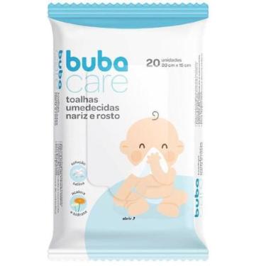 TOALHAS UMEDECIDAS NARIZ E ROSTO 20 UNID BUBA