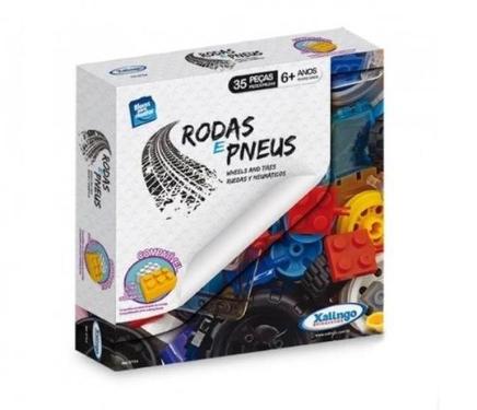 BLOCS DE MONTAR RODAS E PNEUS (35 PE�AS)