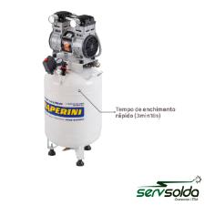 MOTOCOMPRESSOR ODONTOLOGICO MC 10 BPO 2CV RCV 60L S/ OLEO 220V MONO