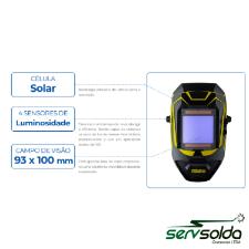 MASCARA DE SOLDA WELD VISION HORNET PRO