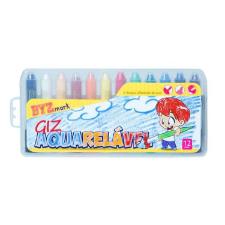 Giz Aquarel�vel Blistado - Estojo com 12 Cores Bismark