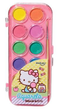 ESTOJO AQUARELA HELLO KITTY MOLIN