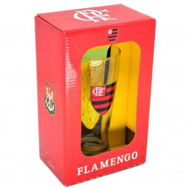COPO TULIPA VIDRO 300ML - FLAMENGO