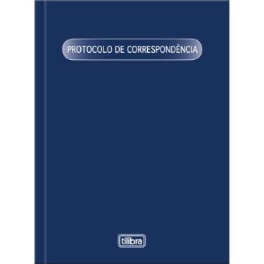 LIVRO PROTOCOLO DE CORRESPOND�NCIA CAPA DURA 104FLS TILIBRA