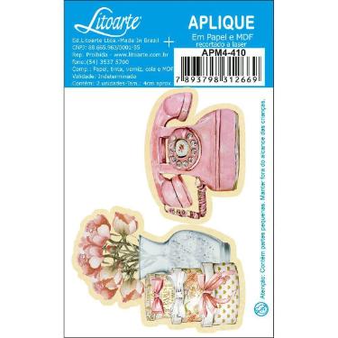 CARTAO LITOARTE COM APLIQUE