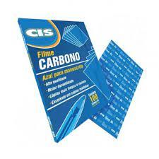 FILME CARBONO A4 AZUL COM 100 FOLHAS - CIS