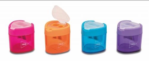 Apontador Com Dep�sito Duplo Tris Triangular Colorido