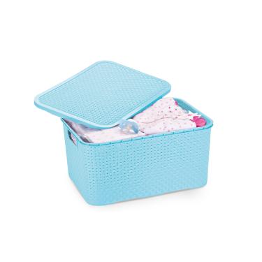 MINI CAIXA ORGANIZADORAS RATTAN BABY TEND�NCIAS 3,5 LITROS