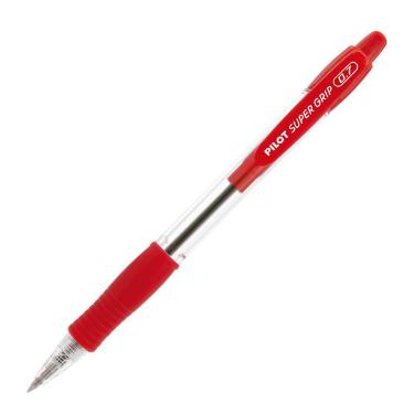 CANETA PILOT SUPER GRIP BPGP FINA 0.7 VERMELHO