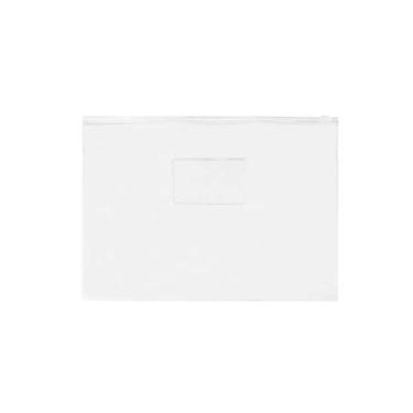 Pasta Z�per Slide com Porta Cartao CRISTAL