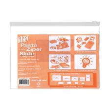 Pasta Z�per Slide com Porta Cart�o CRISTAL