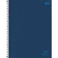 CADERNO QUADRICULADO 7X7 MM ESPIRAL CAPA DURA UNIVERSIT�RIO ZIP 80 FOLHAS