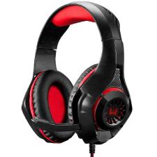 Headset Gamer Warrior Rama P3+USB Stereo Adaptador P2 LED Vermelho - PH219