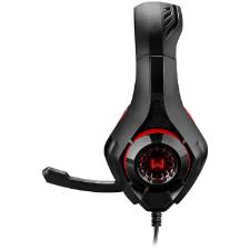 Headset Gamer Warrior Rama P3+USB Stereo Adaptador P2 LED Vermelho - PH219