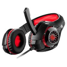Headset Gamer Warrior Rama P3+USB Stereo Adaptador P2 LED Vermelho - PH219