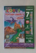 Bloco Ecocores Novaprint Textura Visual 4 180g 36 Folhas