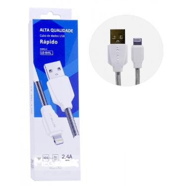 Cabo de Dados USB + Iphone 1M 2.4A LE-841L