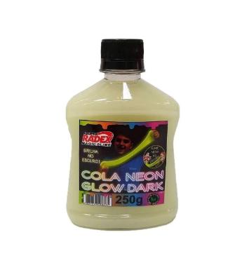 COLA PARA SLIME GLOW NEON DARK FLUORESCENTE 250G RADEX