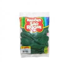 BAL�O NUMERO 7 LISO /C 50 UNIDADES VERDE FOLHA S�O ROQUE
