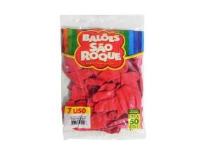 BAL�O VERMELHO QUENTE NUMERO 7 C/ 50 UNIDADES S�O ROQUE
