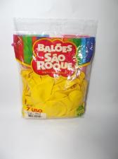 BAL�ES N�MERO 7 LISO AMARELO CITRINO 50 UNIDADES S�O ROQUE