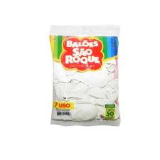 BAL�O NUMERO 7 BRANCO POLAR 50 UNIDADES S�O ROQUE