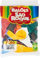 Bal�o Sortido Com 50 Unidades S�o Roque