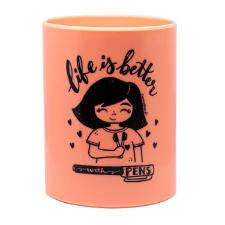 PORTA CANETA UP LARANJA PASTEL NEWPEN 08036