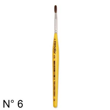 Pincel Redondo Escolar - Ref 470 6 Condor