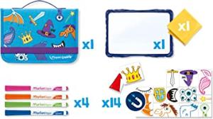 Kit Creativ Travel Board Acess�rios Magn�ticos, Maped, 969311, Branco/Azul