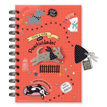 DI�RIO COM CHAVE CACHORRO AMIGO FINA ID�IA