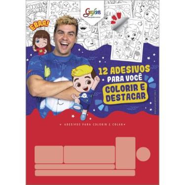 BLOCO ADESIVO PARA COLORIR LUCCAS NETO TILIBRA