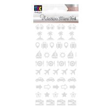 Adesivo Mini Foil Prata Viagem Toke e Crie