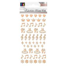 Adesivo Mini Foil Rose Bailarina Toke e Crie