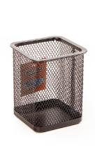 PORTA CANETA METAL ARAMADO QUADRADO