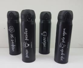 Garrafa Termica Frase CorPreta