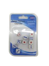 Dados Pl�sticos Coloridos 10 unidades