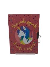 Kit Di�rio Unic�rnio 56 Folhas