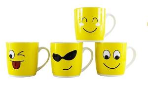 Caneca Porcelana 400ml Smile