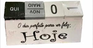 Calend�rio de Madeira Golden Rio