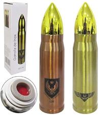 Garrafa Termica Inox Bullet Muni��o Bala Golden Rio