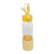 Garrafa De Vidro Com Capa De Silicone 300ml Golden Rio