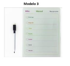 Planner Magn�tico Com Caneta - 27x21cm  Anota��es - Interponte