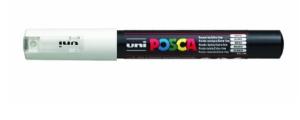 Caneta Posca Extra Fino 1.0 mm Branco PC-1MC Uni-Ball