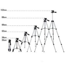Trip� de Alum�nio Regul�vel para C�mera Fotogr�fica Celular Profissional Tripod 3110