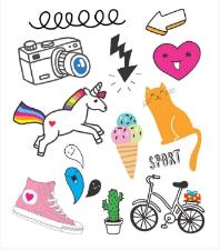 Tatuagem Tempor�ria Tatufun 10X11,5CM