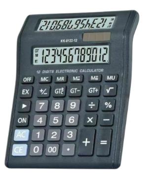 Calculadora de Mesa Eletr�nica 12 D�gitos Tek One