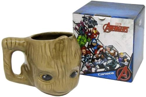 Caneca 3d Baby Groot Marvel 350ml Zona Criativa