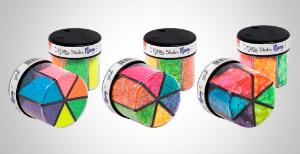 Glitter Shaker Neon Pote com 6 Cores BRW