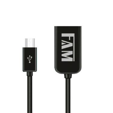 Cabo OTG Micro USB/V8 15 cm FAM